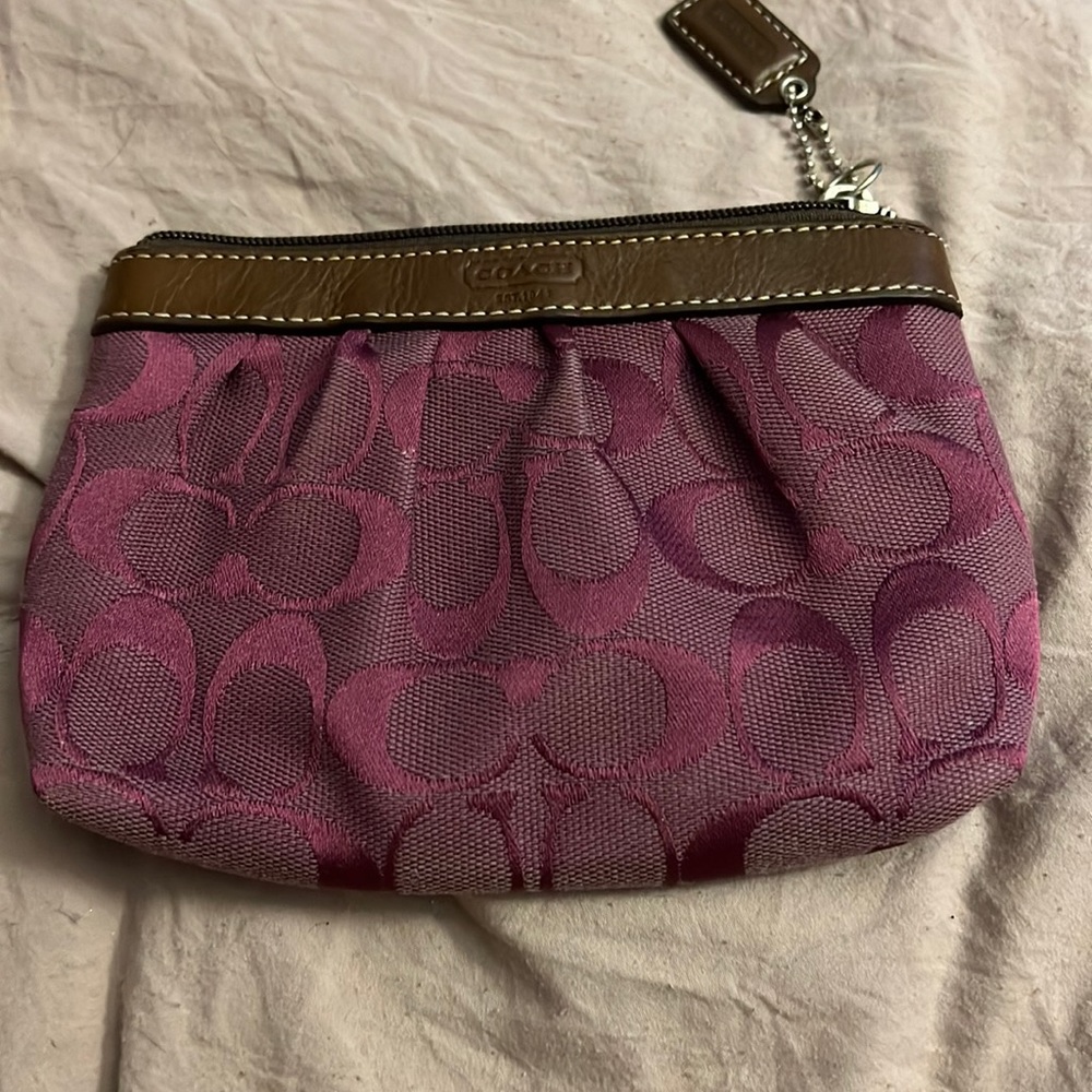 Coach 6 by 5 inch bag